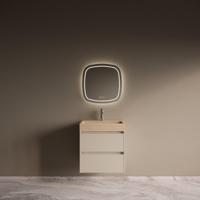 Badmeubelset Riga Travertin met Wastafel 60 cm Kasjmier - thumbnail