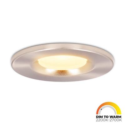 Venezia LED inbouwspot - 6 Watt 460lm - Dim to warm - Rond - Dimbaar - IP65 waterdicht - RVS - Voor binnen, buiten en badkamer Venezia LED inbouwspot - 6 Watt 460lm - Dim to warm - Rond - Dimbaar - IP65 waterdicht - RVS - Voor binnen, buiten en badkamer