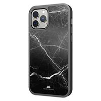 Black Rock Protective Marble Case Cover Apple iPhone 13 Pro Max Zwart - thumbnail