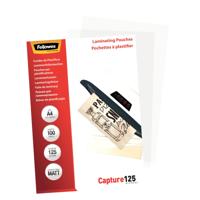 Fellowes lamineerhoes Capture125 ft A4, 250 micron (2 x 125 micron), pak van 100 stuks, mat - thumbnail
