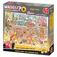 Jumbo Wasgij retro original 8 legpuzzel - vloed!, 1000st. - thumbnail