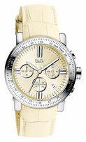 Horlogeband Dolce & Gabbana DW0678 Leder Beige 22mm