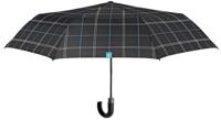 Perletti paraplu automatisch heren 96 cm microvezel zwart - thumbnail