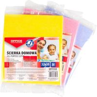 OFFICE products huishouddoekjes, universeel, 32 x 38 cm, geassorteerde kleuren, pak van 3 stuks - thumbnail