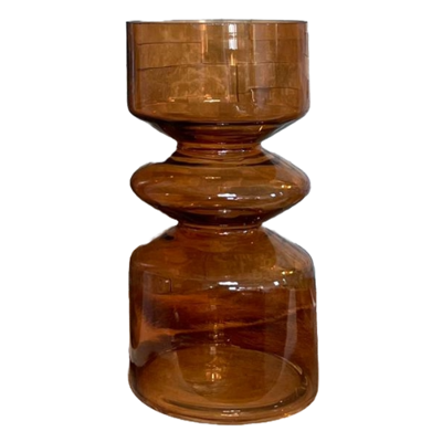 Vaas glas - vaas Manson - vaas okergeel