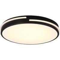 LED Plafondlamp - Plafondverlichting - Trion Tocomo - 24W - Dimbaar - Aanpasbare Kleur - Afstandsbediening - Rond - Mat Zwart - Aluminium - thumbnail