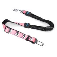 Nobleza Hondengordel met handvat - Elastisch - Roze - 90 cm - thumbnail