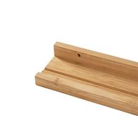 Lisomme Juul houten wandplank bamboe - 75 x 10 cm - thumbnail