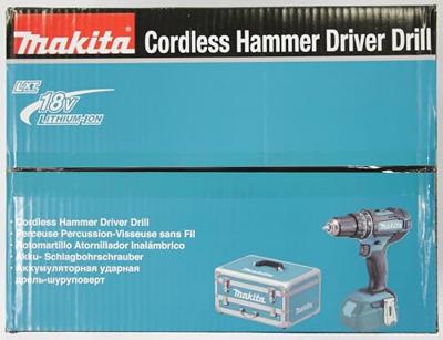 Makita DHP482RFX9 Accu klop-/schroefboormachine 18V 3.0Ah in aluminium koffer + accessoireset