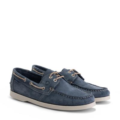 Travelin' Men - Moccasin - Blauw - Maat 46