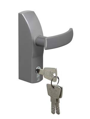 Lips FLOTR1110G Paniekopener buitenmodule Freedom Line | model R | met PC-uitsparing | met anti-vandalisme kruk | kleur zilvergrijs - 7225614