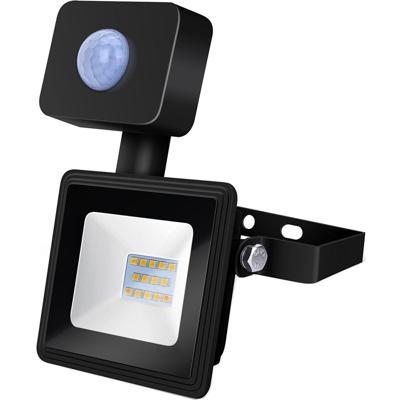 LED Bouwlamp 10W met Sensor - Natuurlijk Wit 4000K - IP65 Waterdicht