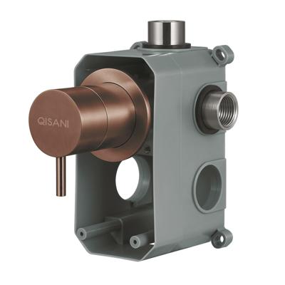 Omstelkraan Qisani Flow 2-weg Geborsteld Copper Omstelkraan Qisani Flow 2-weg Geborsteld Copper