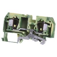 WAGO 284-907 Aardingsklem 10 mm Spanveer Toewijzing: Terre Groen, Geel 25 stuk(s)