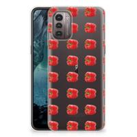 Nokia G21 | G11 | Siliconen Case | Paprika Red - thumbnail