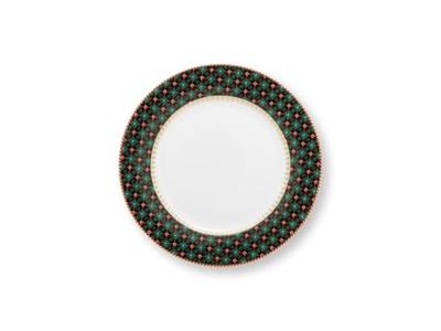 Pip Studio Ontbijtbord Clover Groen 23cm Pip Studio Ontbijtbord Clover Groen 23cm