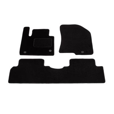 Automatten op maat - zwart stof - Kia Carens 2013-2018