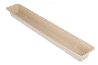 Frikandelbakje A16L (lang) suikerriet BIO - thumbnail