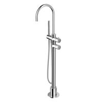 Vrijstaande Badkraan Hotbath Buddy Thermostatisch 113 cm Geborsteld Nikkel - thumbnail