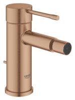 Grohe Bidetkraan Essence New 1-gats Small met Waste met 28 mm Cartouche Brushed Warm Sunset - thumbnail
