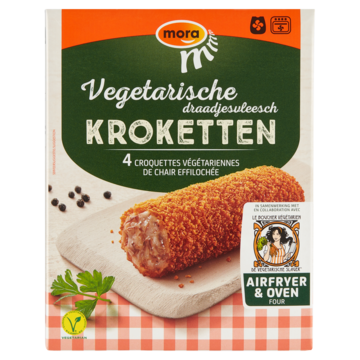 Mora Vegetarische Draadjesvleesch Kroketten 4 x 75 g bij Jumbo Mora Vegetarische Draadjesvleesch Kroketten 4 x 75 g bij Jumbo