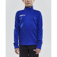 Craft 1905639 Progress Halfzip Tee LS JR - Club Cobolt/White - 134/140 - thumbnail