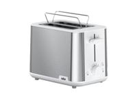 Braun HT 1510 WH Broodrooster BPA-vrij RVS, Wit - thumbnail