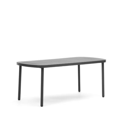 Kave Home Tuintafel 'Joncols' 180 x 90cm, kleur Donkergrijs Kave Home Tuintafel 'Joncols' 180 x 90cm, kleur Donkergrijs