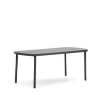 Kave Home Tuintafel 'Joncols' 180 x 90cm, kleur Donkergrijs - thumbnail