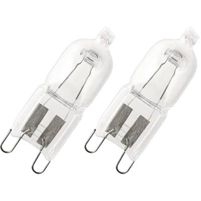 OSRAM HOMELIGHTING Eco-halogeenlamp Energielabel: G (A - G) G9 43 mm 230 V 20 W Warmwit Stiftfitting Dimbaar 2 stuk(s)