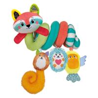 Clementoni baby stoffen kinderwagenspiraal wasbeer - thumbnail