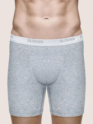 Basic Long Heren - Boxershort lange pijpjes - ondergoed heren - Tegen schurende benen