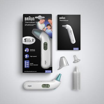 Braun IRT3030 Digitale thermometer Wit - thumbnail