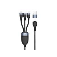 Conceptronic ETTA06B15 USB-kabel 1,5 m USB 2.0 USB C USB C/Micro-USB B/Lightning Zwart - thumbnail