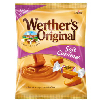 Werther's Original Roomsnoepjes Soft Caramel Zak, 150 gram bij Jumbo Werther's Original Roomsnoepjes Soft Caramel Zak, 150 gram bij Jumbo