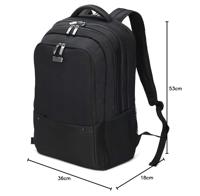 Dicota Eco Backpack SELECT 15-17.3 rugzak Polyethyleentereftalaat (PET) Zwart - thumbnail