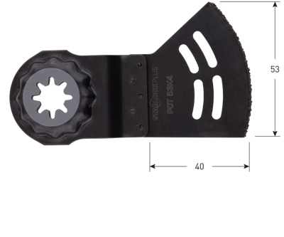 Rotec POT 53K4 Starlock-Plus Invalzaagblad HM-RIFF | 53x40 - 519.3300