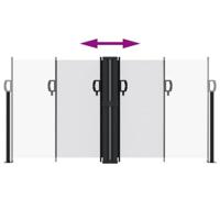 VidaXL Windscherm uittrekbaar 120x1000 cm wit - thumbnail