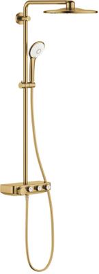 Grohe Regendoucheset Euphoria SmartControl System 31 cm met Glijstang en Handdouche Cool Sunrise Geborsteld