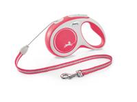 Flexi New Comfort Koord S Rood - 8M S - 8 meter Flexi Rood - thumbnail