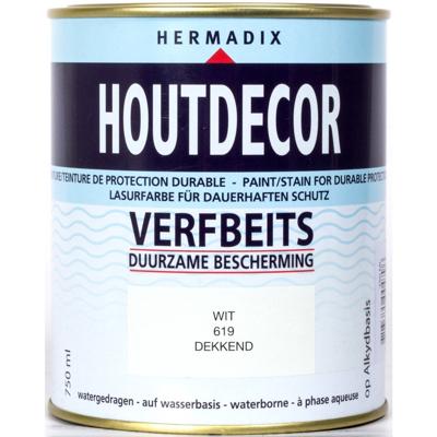 Houtdecor 619 wit 750 ml Hermadix - Hermadix
