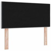 LED-hoofdbord met LED -striplichten Lichtgrijs 90 cm Stof - thumbnail