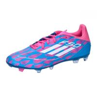 adidas F50 League Gras / Kunstgras Voetbalschoenen (MG) Blauw Roze Wit - thumbnail