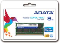 ADATA ADDS1600W8G11-S geheugenmodule 8 GB 1 x 8 GB DDR3L 1600 MHz - thumbnail