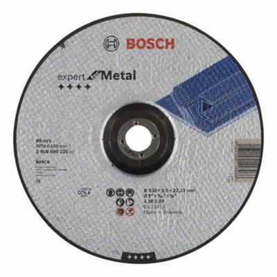 Bosch Accessories 2608600225 2608600225 Doorslijpschijf gebogen 230 mm 1 stuk(s) Staal Bosch Accessories 2608600225 2608600225 Doorslijpschijf gebogen 230 mm 1 stuk(s) Staal