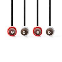 Nedis Stereo RCA-kabel 2x male naar 2x male 10m - thumbnail