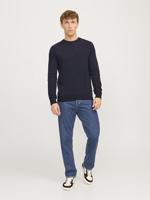 Jack & Jones Jjeglobe Knit Crew Neck Noos Trui Mood Indigo - thumbnail