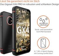 Gigaset GX4 Pro Smartphone 128 GB 15.5 cm (6.1 inch) Zwart Android 14 Dual-SIM - thumbnail