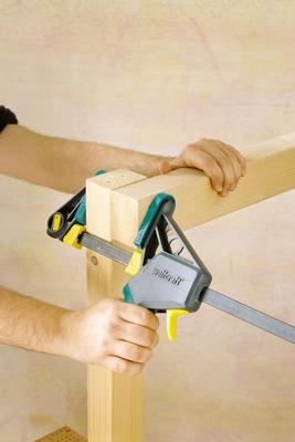 Wolfcraft 3032000 EHZ eenhandklem PRO 100/450 mm Spanbreedte (max.):450 mm Afm. werkbereik:100 mm