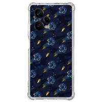 Doorzichtige Silicone Hoesje voor Xiaomi Redmi Note 12 Pro Voetbal - thumbnail